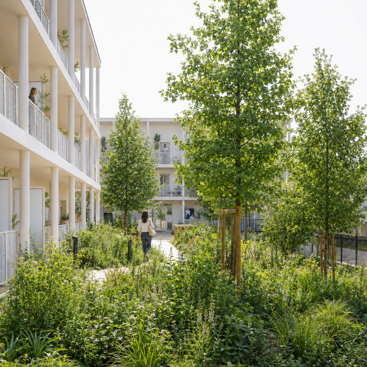 Approche unique — jardin et résidence LA FABRICA