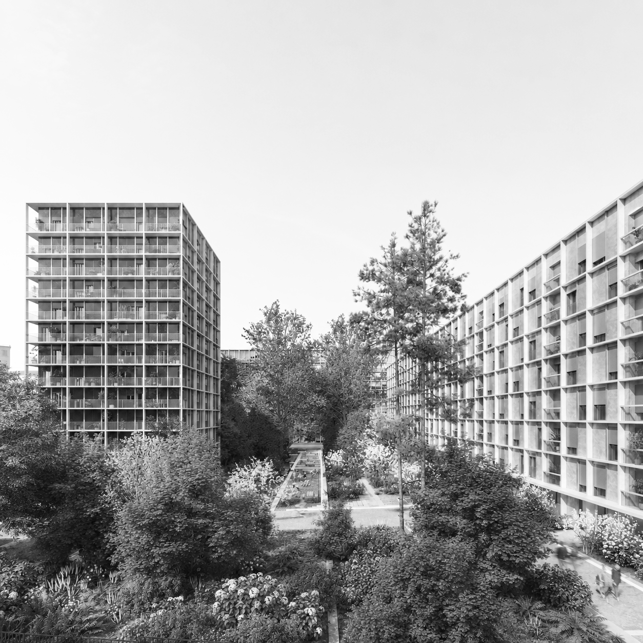 Projet de rénovation urbaine Atelier Villemard Associés