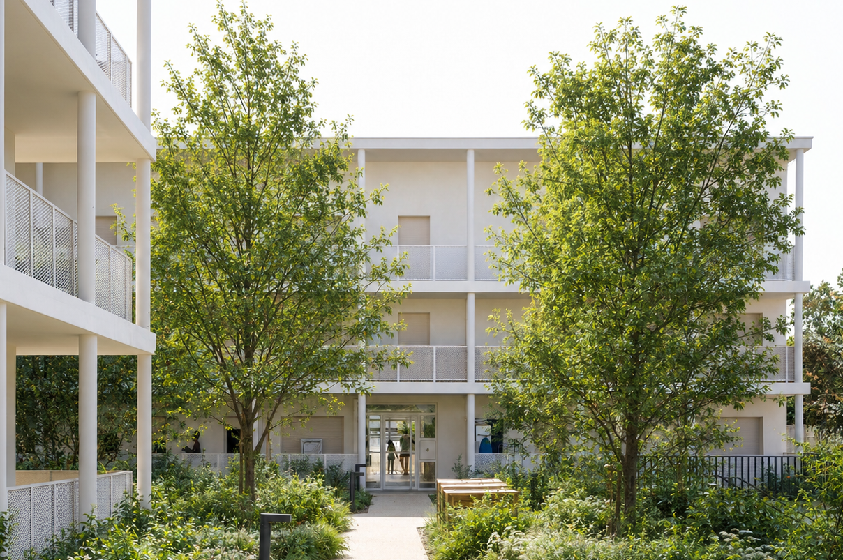 Résidence avec jardin intérieur — LA FABRICA